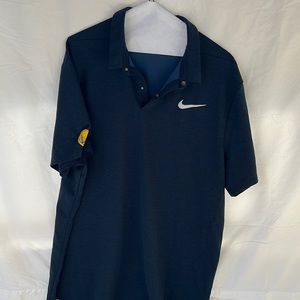 Nike aeroreact,navy black stripe,golden state warrior emblem on sleeve.NEW.